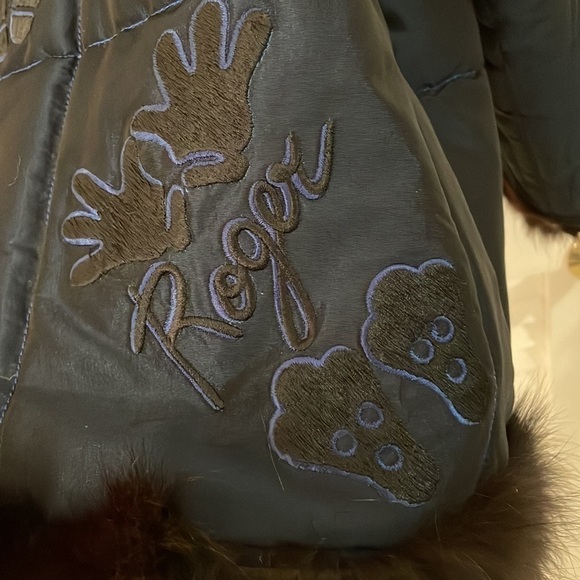 ICEBERG Rare Iconic Disney Historic Fur Trim Jacket Made in Italy Vintage - Picture 11 of 15